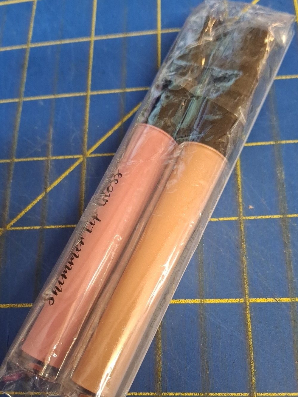 Ruby & Millie Shimmer Lip Gloss Set Of 2 - Pink & Cream